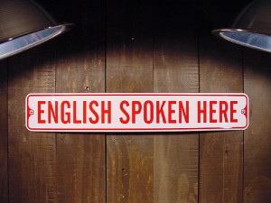 Parler anglais
