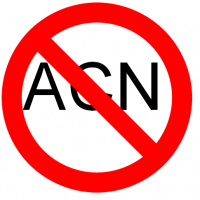 Lettre ACN supperposé image interdit