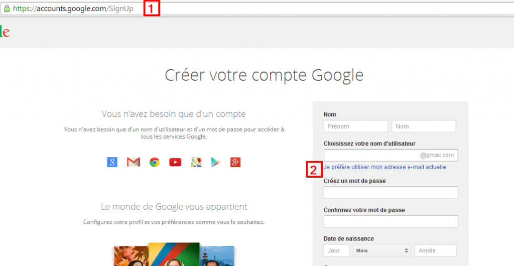 Créez-compte-Google